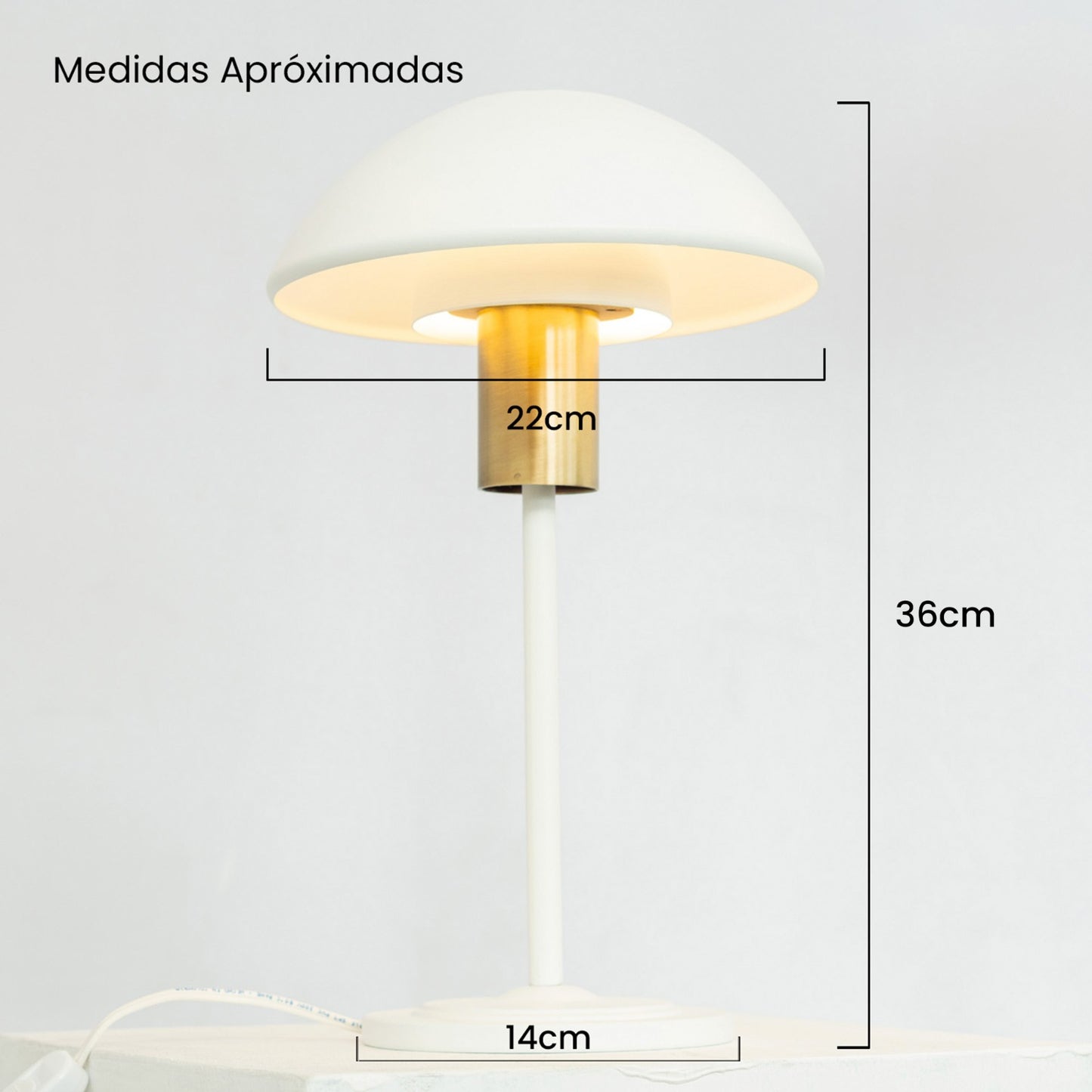 Lampara de mesa Eliora