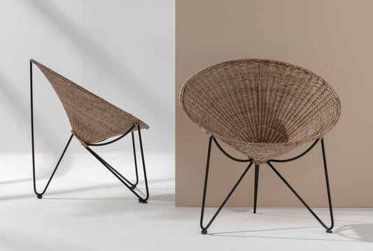 Silla Condesa en mimbre Natural